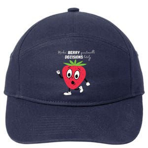 Berry Questionable Decisions 7-Panel Snapback Hat