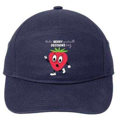 Berry Questionable Decisions 7-Panel Snapback Hat