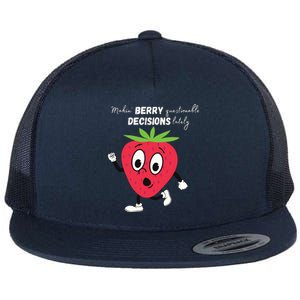 Berry Questionable Decisions Flat Bill Trucker Hat