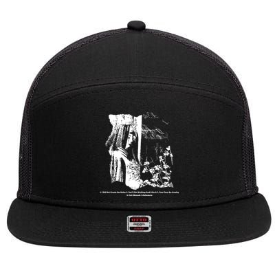 Ben Quad Ephemera Album 7 Panel Mesh Trucker Snapback Hat