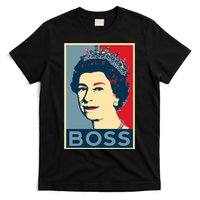 Boss Queen Elizabeth Retro Vintage T-Shirt