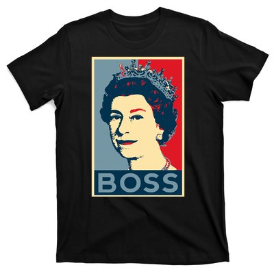 Boss Queen Elizabeth Retro Vintage T-Shirt