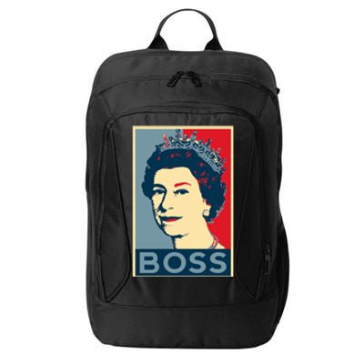 Boss Queen Elizabeth Retro Vintage City Backpack