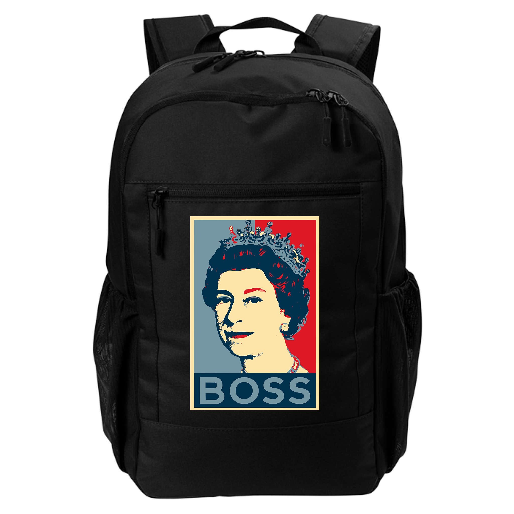 Boss Queen Elizabeth Retro Vintage Backpack