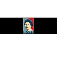 Boss Queen Elizabeth Retro Vintage Bumper Sticker