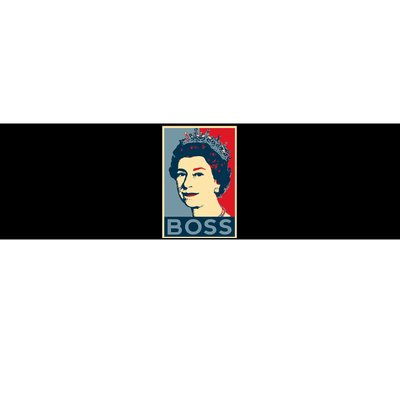 Boss Queen Elizabeth Retro Vintage Bumper Sticker