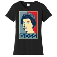 Boss Queen Elizabeth Retro Vintage Women's T-Shirt