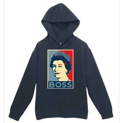 Boss Queen Elizabeth Retro Vintage Urban Pullover Hoodie