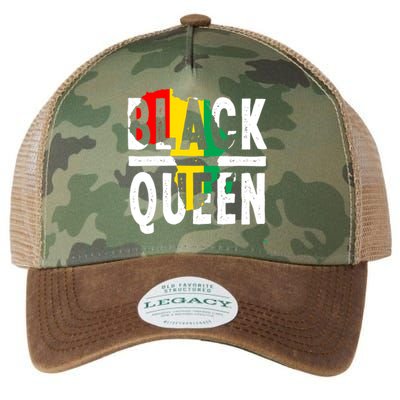 Black Queen Funny Africa Map History Pride Month Gift Legacy Tie Dye Trucker Hat