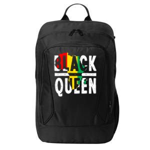 Black Queen Funny Africa Map History Pride Month Gift City Backpack