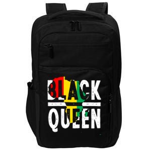 Black Queen Funny Africa Map History Pride Month Gift Impact Tech Backpack