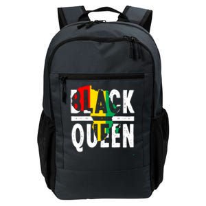 Black Queen Funny Africa Map History Pride Month Gift Daily Commute Backpack