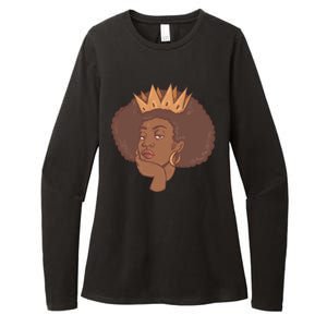 Black Queen Female Womens CVC Long Sleeve Shirt