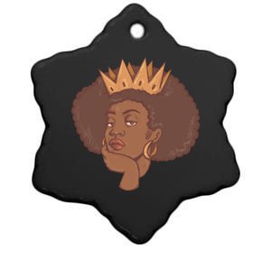 Black Queen Female Ceramic Star Ornament