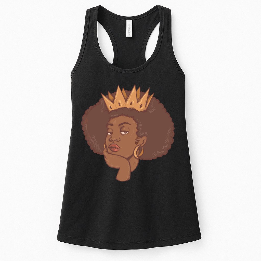 Black Queen Female Womens Tank Top