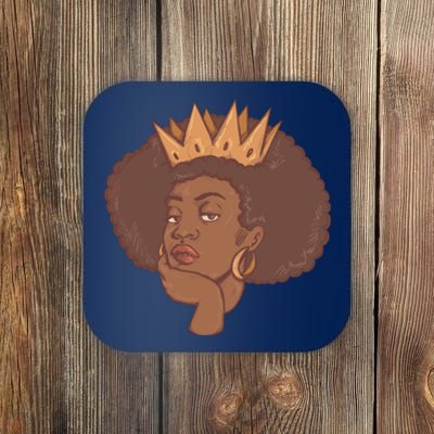 Black Queen Female Coaster