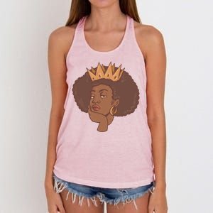 Black Queen Female Women's Knotted Racerback Tank