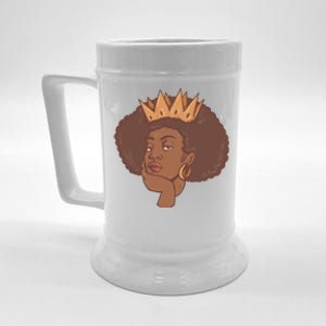 Black Queen Female Beer Stein