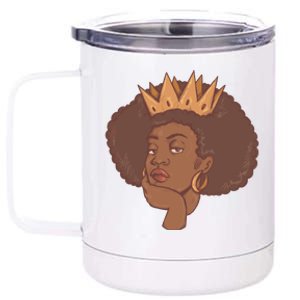 Black Queen Female 12 oz Stainless Steel Tumbler Cup