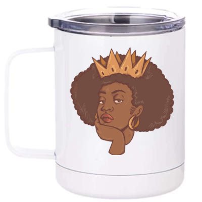 Black Queen Female 12 oz Stainless Steel Tumbler Cup