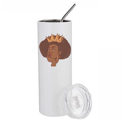 Black Queen Female Stainless Steel Tumbler