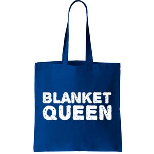 Blanket Queen Funny Lazy Sleep Day Sleepover Gift Idea Funny Gift Tote Bag