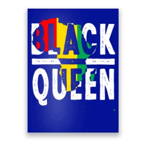 Black Queen Funny Africa Map History Pride Month Gift Gift Poster