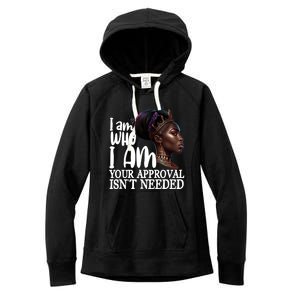 Black Queen Funny Gift Curly Natural Afro African American Cool Gift Women's Fleece Hoodie