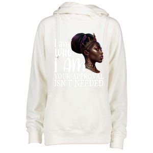 Black Queen Funny Gift Curly Natural Afro African American Cool Gift Womens Funnel Neck Pullover Hood