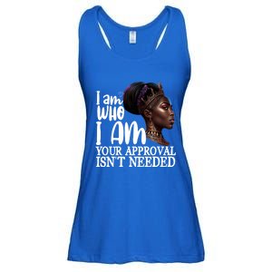 Black Queen Funny Gift Curly Natural Afro African American Cool Gift Ladies Essential Flowy Tank