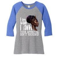 Black Queen Funny Gift Curly Natural Afro African American Cool Gift Women's Tri-Blend 3/4-Sleeve Raglan Shirt