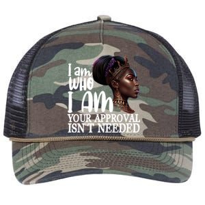 Black Queen Funny Gift Curly Natural Afro African American Cool Gift Retro Rope Trucker Hat Cap