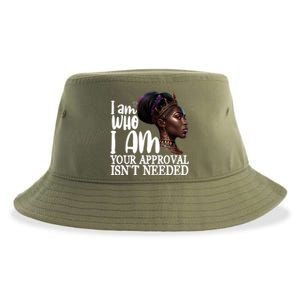 Black Queen Funny Gift Curly Natural Afro African American Cool Gift Sustainable Bucket Hat