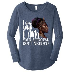 Black Queen Funny Gift Curly Natural Afro African American Cool Gift Women's Perfect Tri Tunic Long Sleeve Shirt