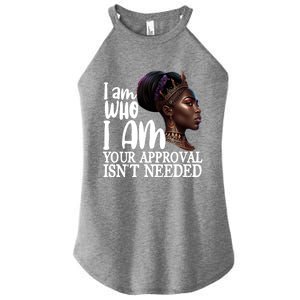 Black Queen Funny Gift Curly Natural Afro African American Cool Gift Women's Perfect Tri Rocker Tank