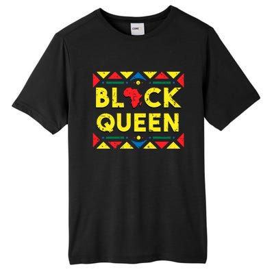 Black Queen Funny Gift African Roots Black History Month Gift Tall Fusion ChromaSoft Performance T-Shirt