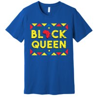 Black Queen Funny Gift African Roots Black History Month Gift Premium T-Shirt