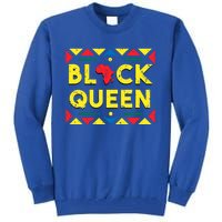 Black Queen Funny Gift African Roots Black History Month Gift Tall Sweatshirt