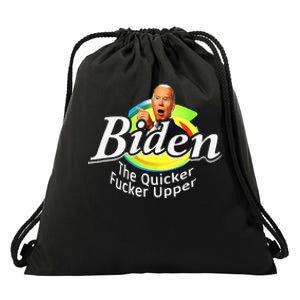 Biden Quicker Fer Upper Drawstring Bag