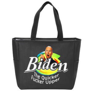 Biden Quicker Fer Upper Zip Tote Bag