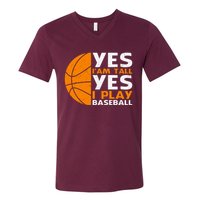 Basketball Quote Funny Basketball Player Basketball Lover V-Neck T-Shirt