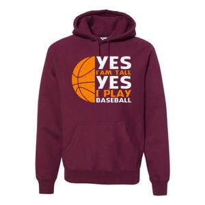 Basketball Quote Funny Basketball Player Basketball Lover Premium Hoodie