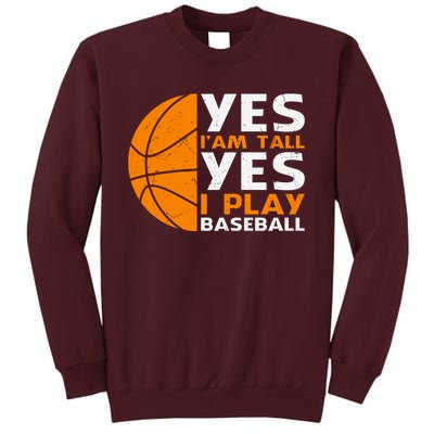 Basketball Quote Funny Basketball Player Basketball Lover Tall Sweatshirt