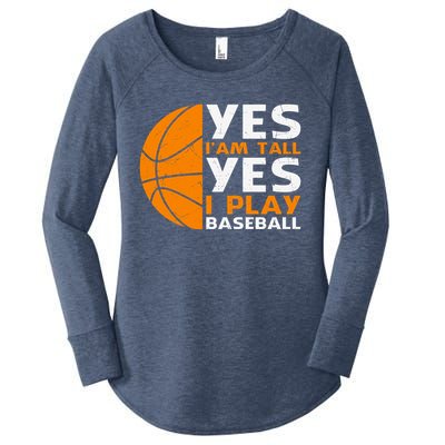 Basketball Quote Funny Basketball Player Basketball Lover Women's Perfect Tri Tunic Long Sleeve Shirt