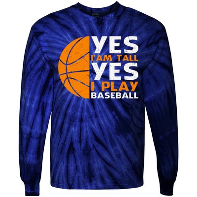 Basketball Quote Funny Basketball Player Basketball Lover Tie-Dye Long Sleeve Shirt