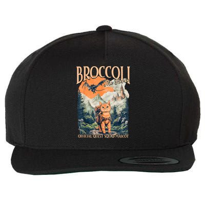 Broccoli Qest Fantasy Squad Broccoli The Broccoli The Fierce Quest Squad Broccoli Fourth Wing Wool Snapback Cap