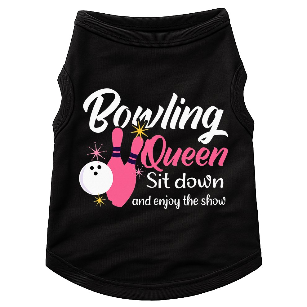Bowling Queen, Funny Bowling Doggie Tank