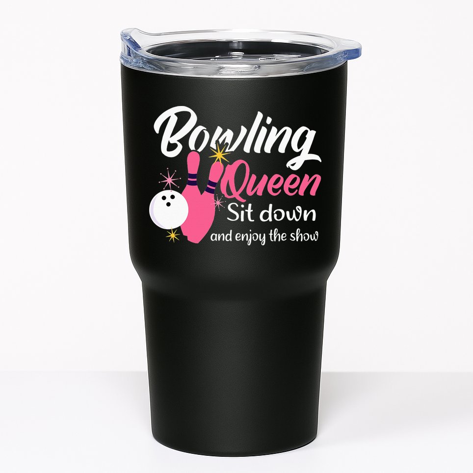 Bowling Queen, Funny Bowling Tumbler