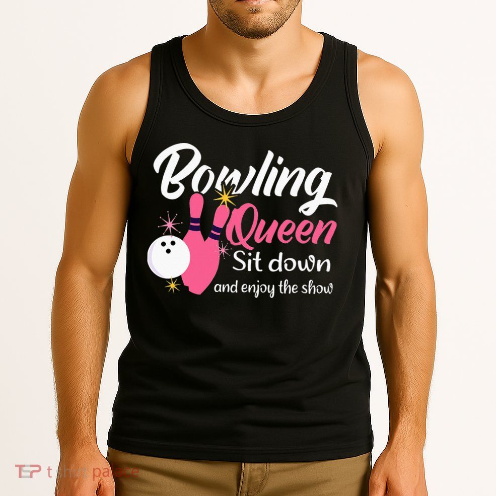 Bowling Queen, Funny Bowling Tank Top