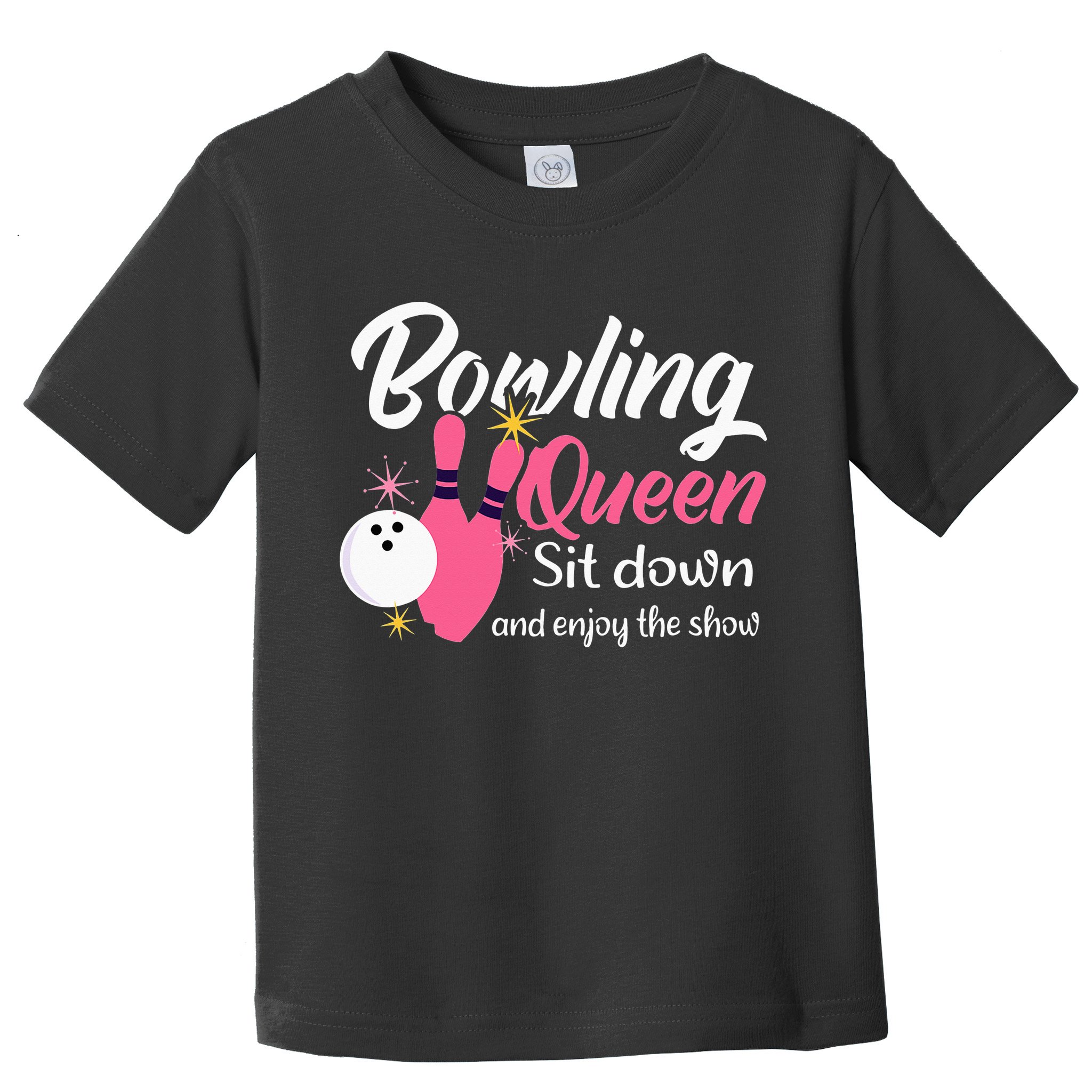 Bowling Queen, Funny Bowling Toddler T-Shirt